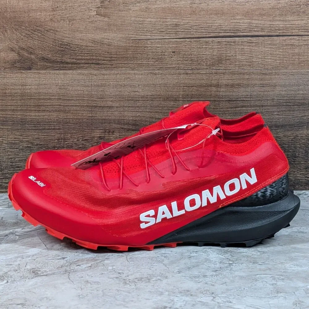 Salomon S/Lab Pulsar 3 Men's 10 Fiery Red Black Trail Running Shoes L47386700